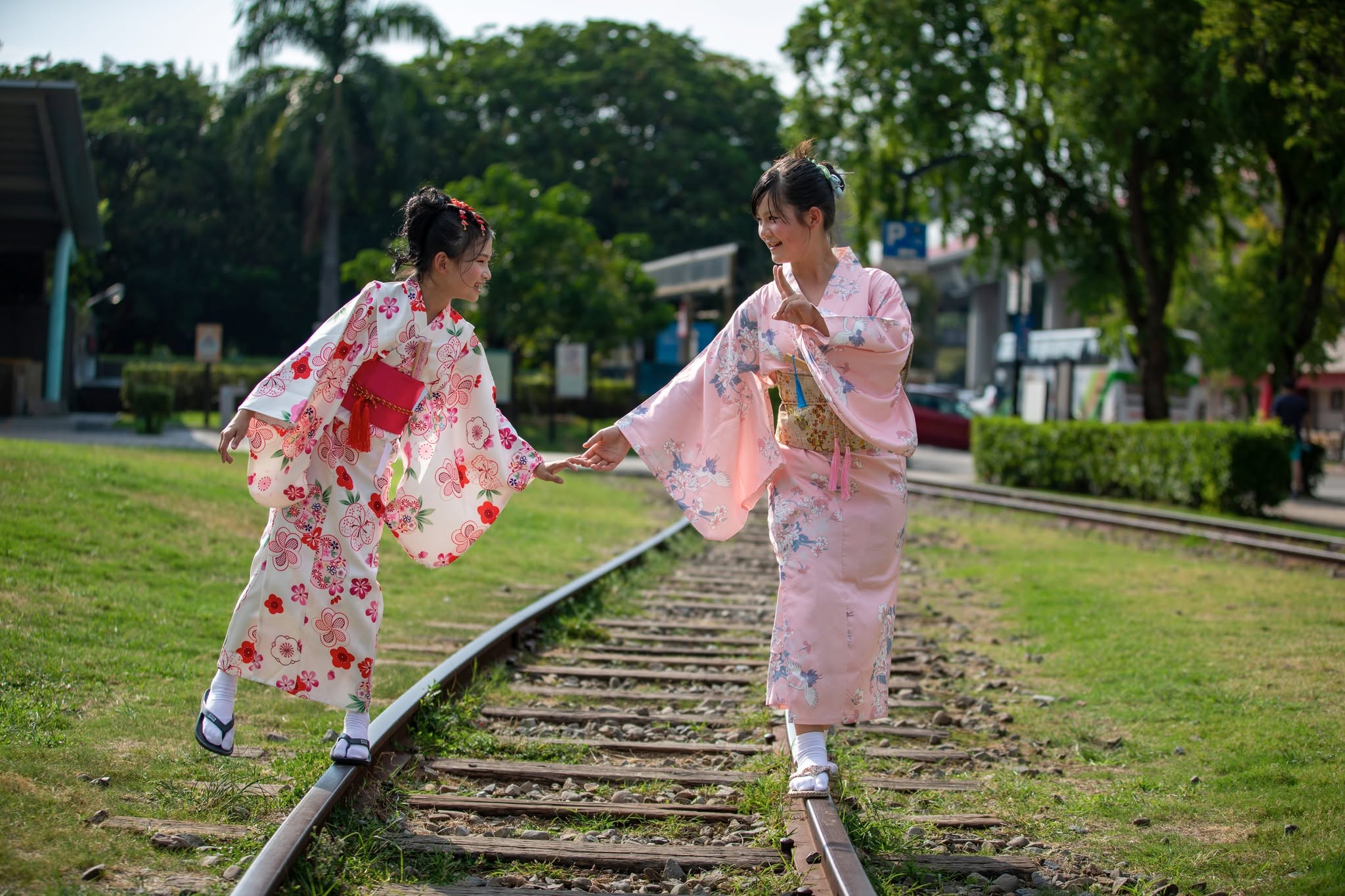 花浴衣體驗．慢旅北投
